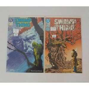 DC Comics Swamp Thing Issues #70 and #71, 1988 New Format By Rick Veitch